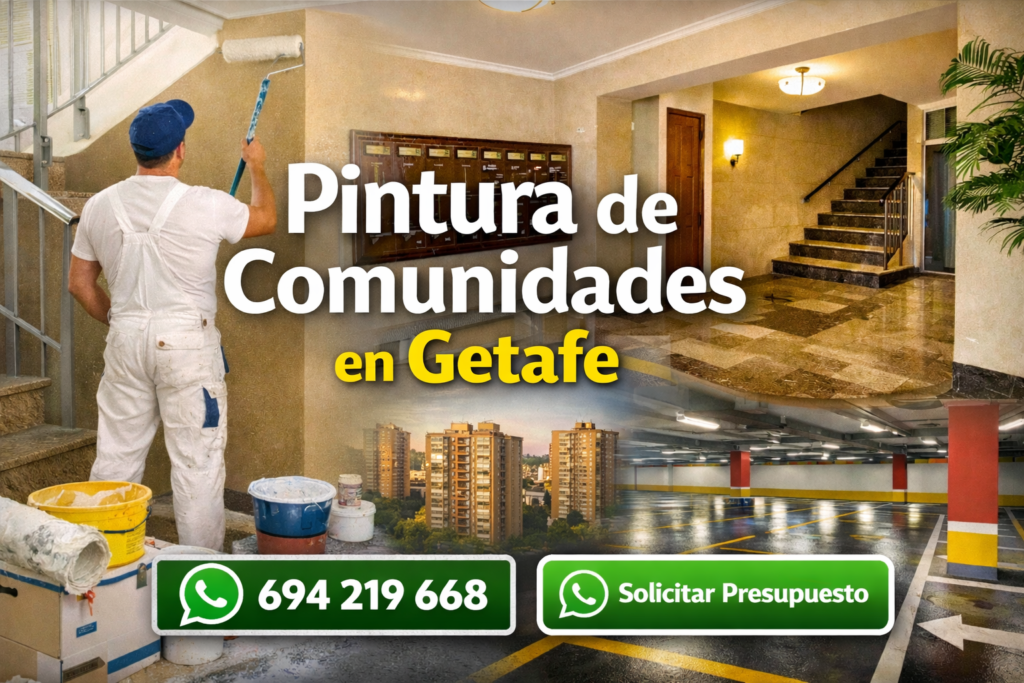 Pintura de Comunidades en Getafe