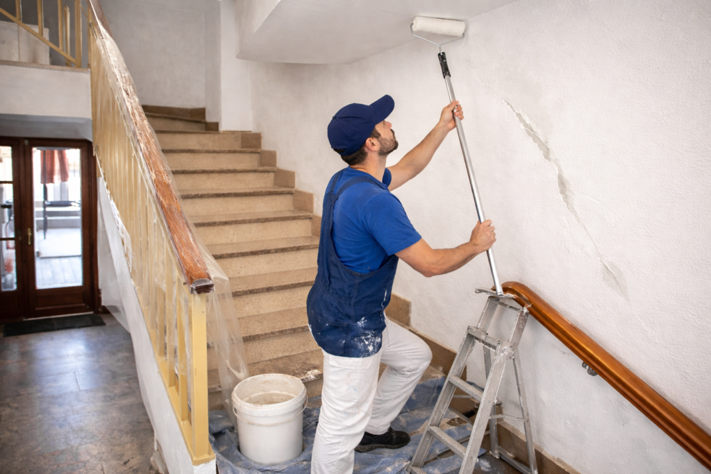 Pintura de techos en comunidades de vecinos en Madrid